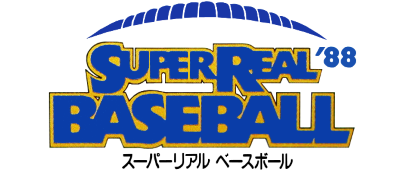 Super Real Baseball '88 (Japan) logo